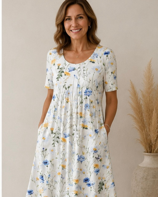 Abito Midi Hollybrook a Fiori