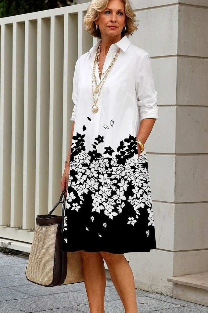 Abito Midi Whitepetal