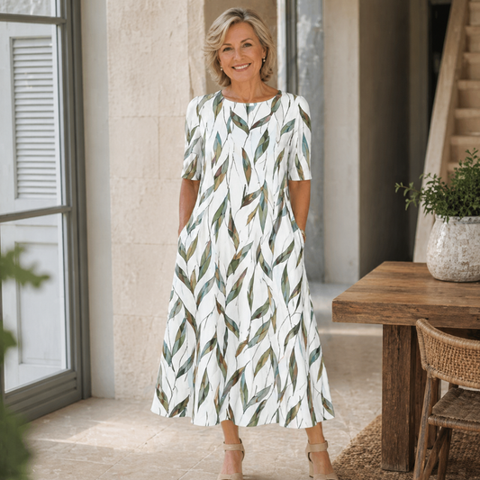 Abito Midi Bluemeadow a Fiori