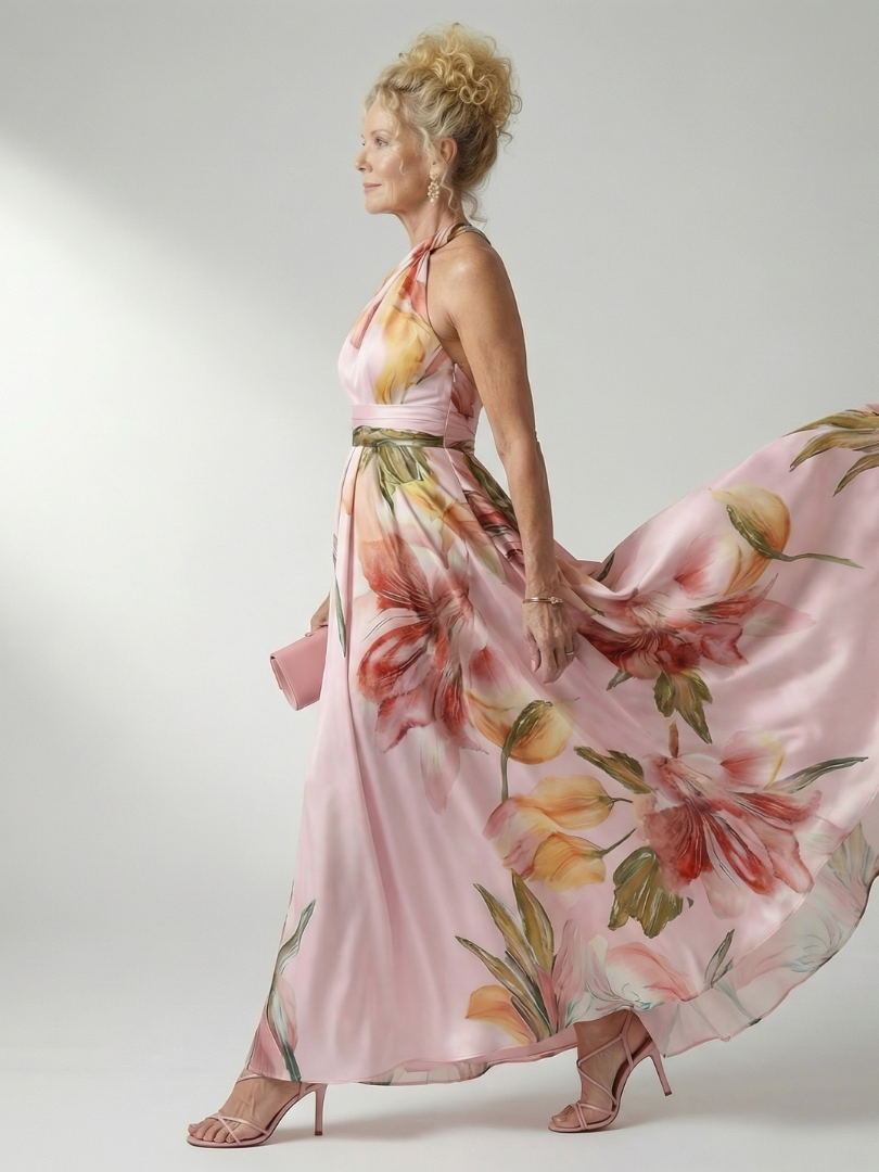Abito Lungo Meadowlace a Fiori