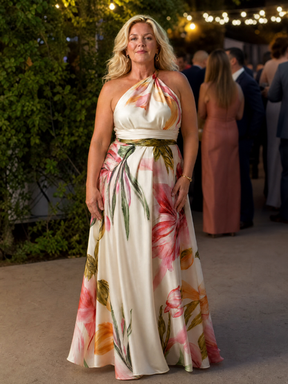 Abito Lungo Meadowlace a Fiori