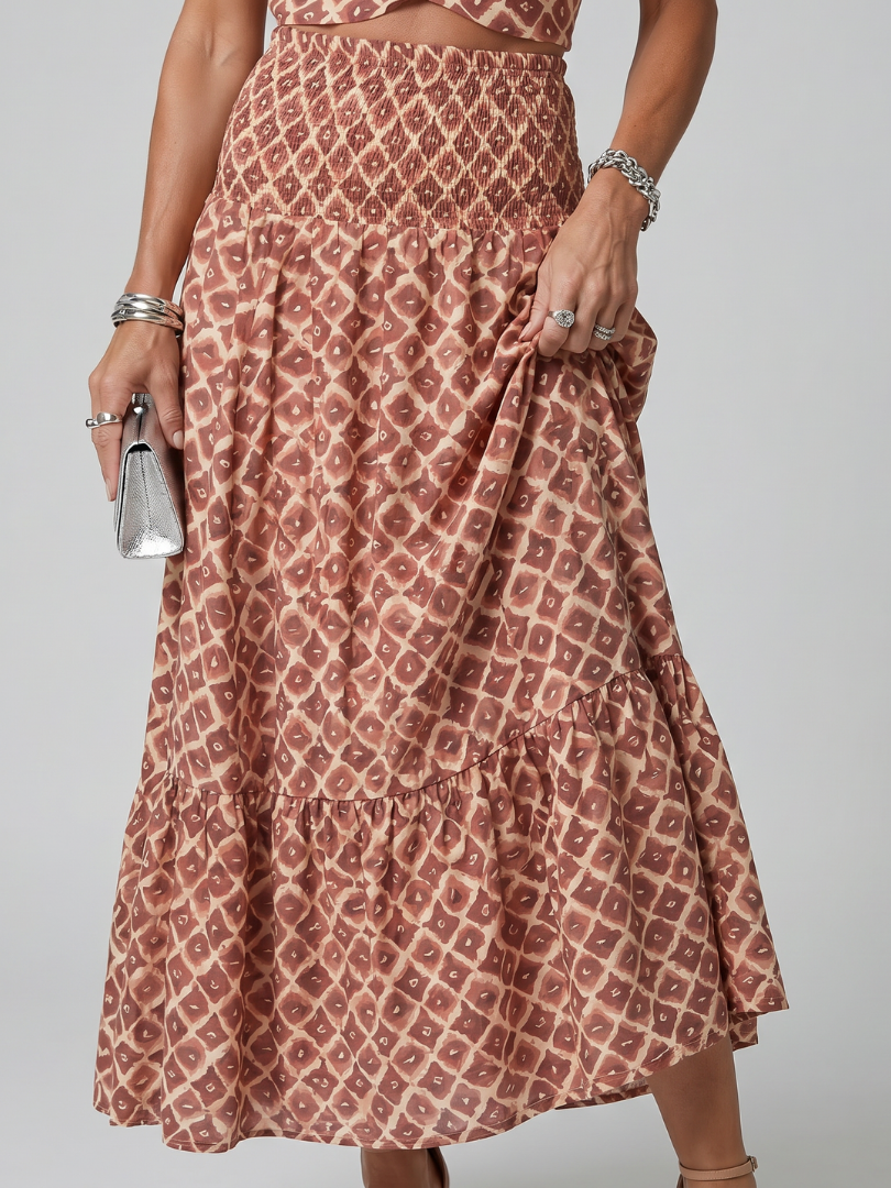 Abito Midi Stonecut Geometrico