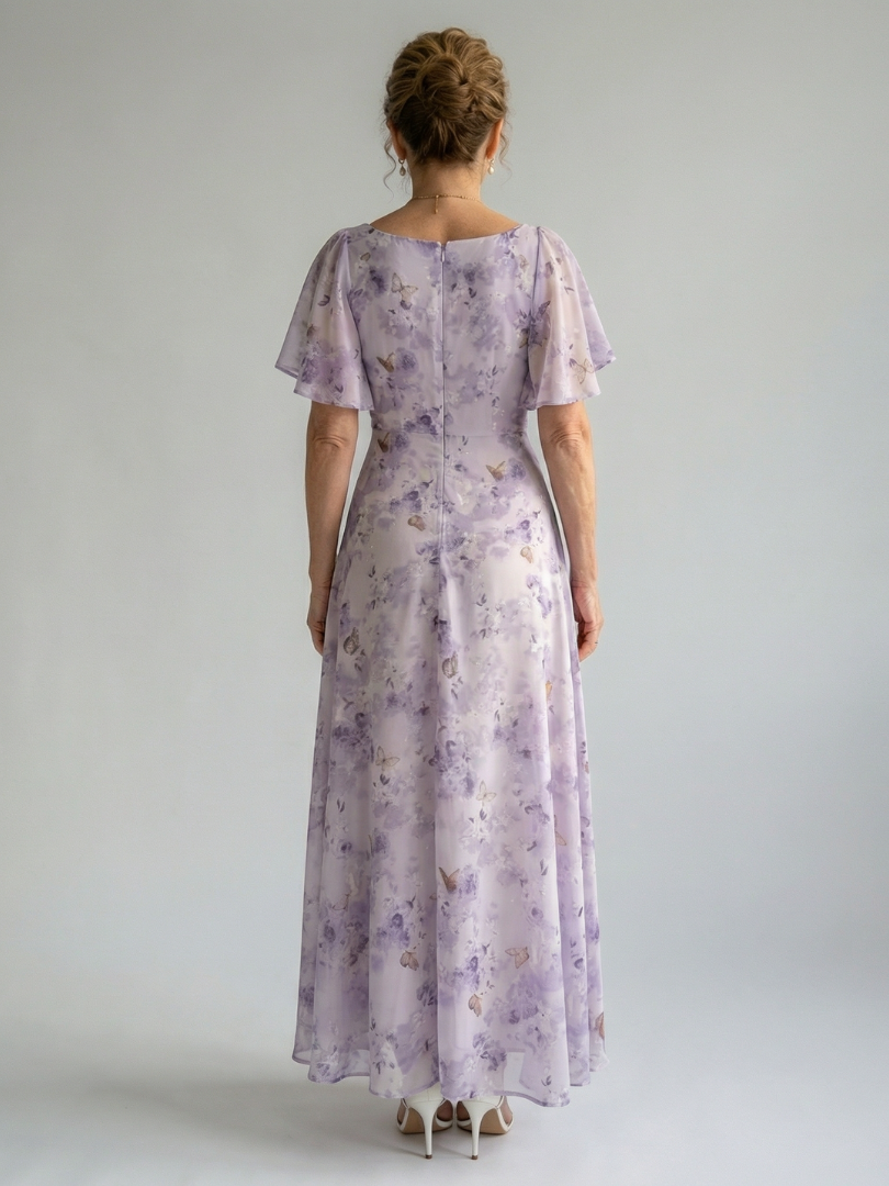 Abito Midi Flutterfield a Fiori