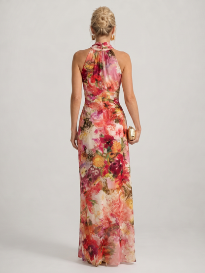 Abito Lungo Rosethorn a Fiori