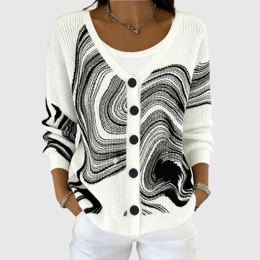 Emilia | Giacca in Maglia con Bottoni