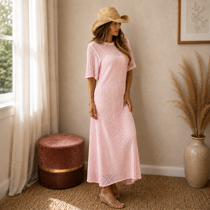 Abito Midi Lacewind in Crochet