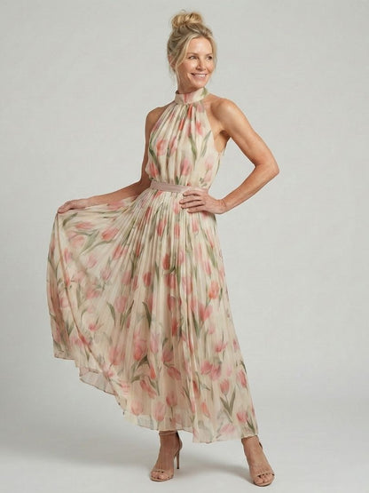 Abito Midi Wildbloom con Cintura