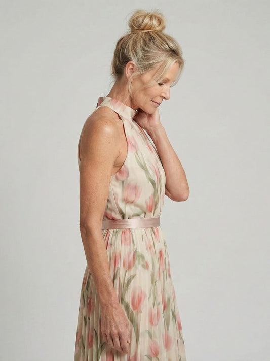 Abito Midi Wildbloom con Cintura
