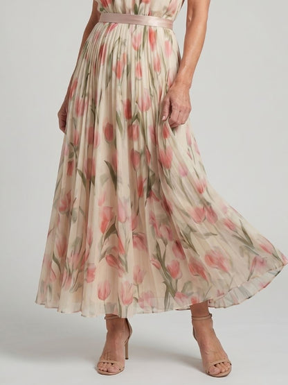 Abito Midi Wildbloom con Cintura