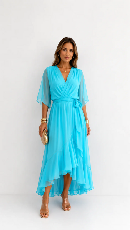 Abito a Portafoglio Driftlight in Chiffon