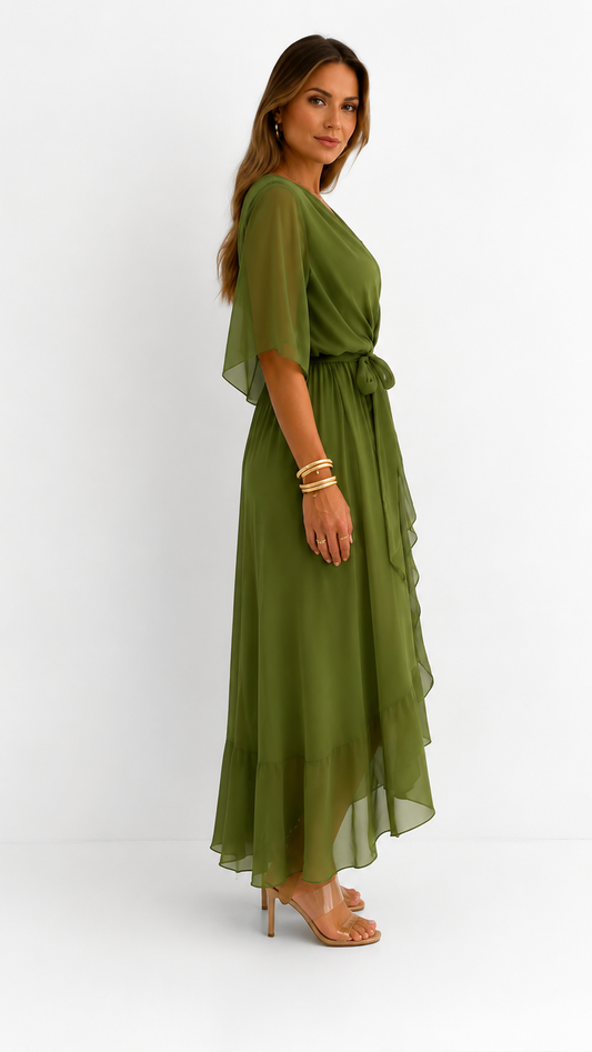 Abito a Portafoglio Driftlight in Chiffon