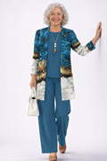 Completo 3 Pezzi — Marmo Blu e Oro